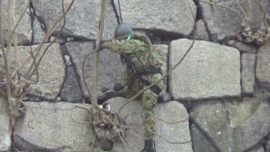 「防災拠点」大阪城公園で自衛隊員が石垣降下訓練 | THE PAGE 大阪